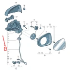 New Audi RS3 Front Left Exterior Mirror Lhd 8V1857409AB9B9 Genuine. Fixed Price $243.79.