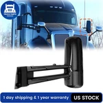 Black Door Mirror Power Heated W/arm For Kenworth T680 T880 W990 Driver Side Lh. Fixed Price $246.99.