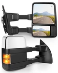 Tow Mirrors Chrome Power Heated Signal Pair Side 08-16 Ford F250 Super Duty. Fixed Price $127.22.