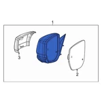 For Jeep Grand Cherokee L 2021-2025 68552272AB Front Right Door Mirror. Fixed Price $307.35.