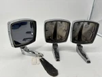 Roberk Side View Mirrors QTY3 Lot Square 2559 2560 Bruce Mercury 1960. Fixed Price $35.99.