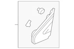 Genuine Honda Door Reveal Molding 75490-S5S-E01ZA. Fixed Price $28.76.