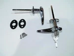 1932 1933 1934 Ford Car Coupe Locking Door Handles Matching Locks With Pads Set. Fixed Price $1158.25.