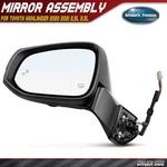 Driver Power Mirror W/ Heated Puddle Lamp Memory For Toyota Highlander 2020 2021. Fixed Price $269.49.