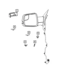 Genuine Mopar Turn Signal Lamp Left 68620341AB. Fixed Price $51.76.