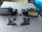 88-91 Crx Honda Ef Side View Mirror Set With Trim And Lever Covers.. Fixed Price $165.00.