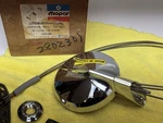 Nos Mopar B-body Left Hand Chrome Remote Outside Door Mirror Longer Cable. Fixed Price $450.00.