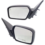Set Of Mirror Power 2010-2012 Ford Fusion Left And Right Heated Black. Fixed Price $159.44.