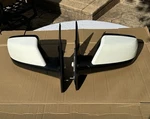 Toyota Tundra Trd Pro Oem Left/right Mirrors Painted White 2014-2021. Fixed Price $250.00.