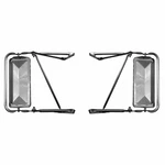 West Coast Stainless Steel Mirror Assembly 80-96 Ford Bronco F150 F250 F350 Pair. Fixed Price $639.90.