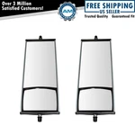 16" 6.5" Aluminum West Coast Mirror Pair W/ Convex Glass For Hd Semi Truck. Fixed Price $54.85.