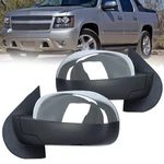 Pair Chrome Side Mirror Left&right Heated Power For Chevy Yukon Suburban 07-2014. Fixed Price $179.21.