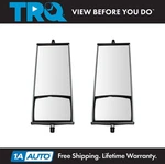Trq 16" 6.5" Aluminum West Coast Mirror Pair W/ Convex Glass For Hd Semi Truck. Fixed Price $54.95.