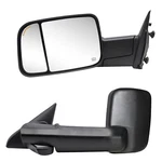Pair Tow Mirrors For 2019-2023 Dodge Ram 1500 Classic Power Heated Arrow Sensor. Fixed Price $148.25.