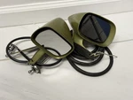 1971 1973 Ford Mustang Oem Sport Remote Mirrors Pair W/ Cables, Gaskets, Knobs. Fixed Price $249.98.