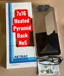 Retrac 600835 7" X 16" Stainless Heated Truck Mirror Pyramid West Coast Nos. Fixed Price $59.99.