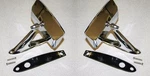 New 1967 - 1968 Mustang Standard Chrome Outside Mirror Right Left Pair. Fixed Price $109.95.
