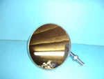 1932 Ford Roadster, Phaeton Windshield Post Mounted Rear View Mirror Short Arm. Fixed Price $61.97.