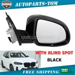 Black Right Passenger Side Mirror With Blind Spot Fit Bmw X3 2018 2019 2020-2024. Fixed Price $170.99.