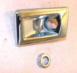 1969 Mustang Grande MACH1 Shelby Cougar Orig Remote Door Mirror Knob Bezel + Nut. Fixed Price $79.00.