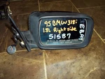 1992 1993 94 1995 1996 Bmw 318I Passenger Side View Mirror Power Conv Cpe Black. Fixed Price $39.50.