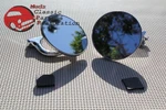 Ford Chevy Chrysler Dodge Plymouth 4" Curved Arm Peep Mirrors Hot Rat Street Rod. Fixed Price $59.54.