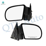 Lh-rh Manual Non-heated Textured Black Folding For 1998-2004 Gmc Sonoma. Fixed Price $105.77.