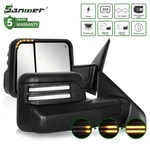 Drl Tow Mirrors For 2002-2008 Dodge Ram 1500 2500 3500 Flip-up Smoke Switchback. Fixed Price $239.99.