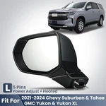 Left Side Door Mirror For 2021-2024 Chevy Suburban Tahoe Gmc Yukon Heated 5 Pin. Fixed Price $113.99.