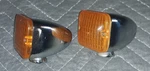 Vintage Bullet Motorcycle Lh Left Rh Right Turn Signal Set Chrome W/amber Lens. Fixed Price $59.98.