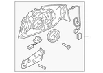 Genuine Audi Door Mirror 8F1-857-410-AL-3FZ. Fixed Price $359.99.