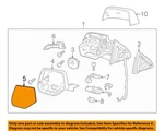 Gm Oem 15-20 Escalade Front Door Outside Mirrors-mirror Glass 23463298. Fixed Price $127.79.