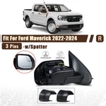 Side Mirror 2022-2024 Ford Maverick W/spotter Textured Right Passenger 3 Pin. Fixed Price $89.99.