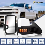 Pair White Tow Mirrors For 2014-2019 Chevy Silverado 1500 Gmc Sierra Power Glass. Fixed Price $199.99.
