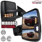 Power Heated Tow Mirrors Fits 2014-2018 Silverado Sierra 1500 Smoke Led Signal. Fixed Price $124.49.