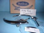 1940 Ford Exterior Door Handles With Mount Pads Coupe Sedan Bob Drake. Fixed Price $85.75.