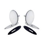 1955-1957 Chevy Passenger Car Chrome Exterior Door Mirrors Flat & Convex. Fixed Price $69.95.