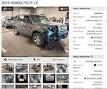 Used Right Door Mirror Fits: 2010 Honda Pilot Power Non-heated W/o Turn Signal. Fixed Price $124.90.