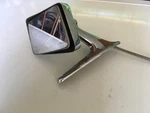 1964-66 Ford Thunderbird Lh Outside Remote Mirror Re-chroming Good. Fixed Price $125.00.
