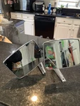 Nice Used Nos ? 1973 Ford Truck Out Side Mirrors D3TB Stamped. Fixed Price $125.00.