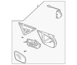 Genuine Honda Mirror Assembly Door (lever) 76200-S5P-A01. Fixed Price $129.98.