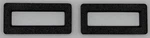 1953-66 Ford Side Mirror Rubber Grommet, Gasket, Set Of 2. Fixed Price $12.99.