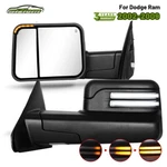 Flip-up Smoke Switchback Towing Mirrors For 2002-2008 Dodge Ram 1500 2500 3500. Fixed Price $239.99.