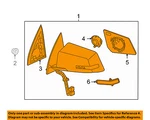Gm Oem Door Side Rear View-mirror Assy Right 25894448. Fixed Price $575.93.