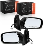Pair Power Door Mirrors Black 2003-2008 Toyota Corolla Non-heated Non-folding. Fixed Price $164.99.