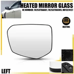 Left Driver Side Heated Mirror Glass For 2016-2021 Honda Civic W/backing Plate. Fixed Price $14.24.