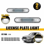 White Led License Plate Lights For 1984-1997 Mercedes-benz W124/201 E-class Exd. Fixed Price $15.19.