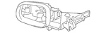 Genuine Volvo Mirror Housing 31297410. Fixed Price $354.03.