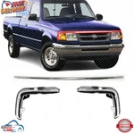 New Front Chrome Grille Molding Trim Headlight 1993-1997 Ford Ranger. Fixed Price $109.45.