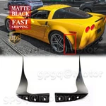 For Chevy Corvette C6 Z06 ZR1 2005-2013 Matte Black Rear Splash Guards Mud Flaps. Fixed Price $139.99.